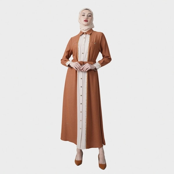HIKMAT C4922 - Tweed Grace Abaya