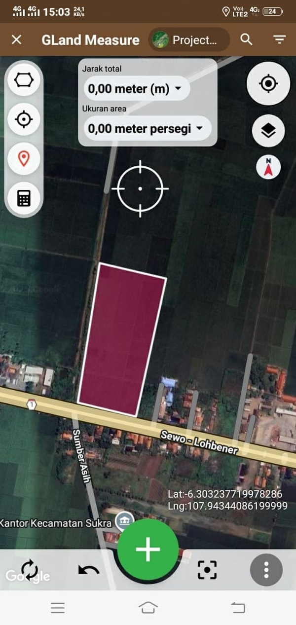 Jual Kavling Patimban Pantura Indramayu Luas 3Ha Pinggir Jalan Raya