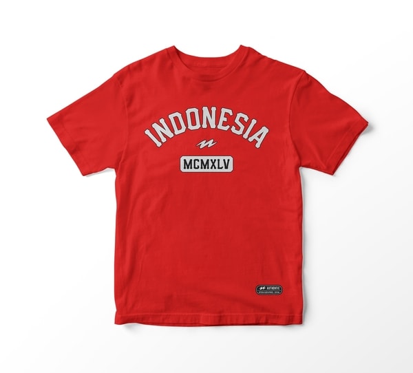 kaos_cotton_comad_30s_glod_indonesia_merah