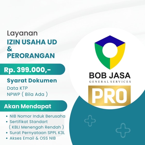Jasa pengurusan UD, Jasa pengurusan usaha perorangan, Biaya urus UD, Harga pembuatan UD, Cara daftar UD, Syarat membuat UD, Pendirian UD cepat, Izin usaha perorangan, Legalitas usaha UMKM, Pengurusan NIB, Daftar NIB online, Sertifikat standar KBLI, SPPL K3L, Akses OSS NIB, Email NIB usaha, Bob Jasa, Bayar setelah jadi, Jasa perizinan murah, Jasa perizinan terpercaya, Urus izin usaha tanpa ribet, Solusi legalitas usaha, Konsultan izin usaha, Jasa pembuatan PT perorangan, Jasa pendaftaran PT perorangan, Izin usaha dagang, Perubahan UD, Pendirian usaha baru, Jasa perizinan Jawa, Urus izin usaha Jakarta, Urus izin usaha Bandung, Urus izin usaha Surabaya, Urus izin usaha Semarang, Urus izin usaha Yogyakarta, Urus izin usaha Malang, Urus izin usaha Solo, Urus izin usaha Cirebon, Urus izin usaha Bogor, Urus izin usaha Depok, Urus izin usaha Tangerang, Urus izin usaha Bekasi, Urus izin usaha Banten, Urus izin usaha Jawa Barat, Urus izin usaha Jawa Tengah, Urus izin usaha Jawa Timur, Layanan izin usaha online, Konsultasi izin usaha gratis, Dokumen NIB, Manfaat NIB, Keuntungan punya izin usaha, Bisnis legal, UKM legal, Jasa perizinan resmi, Proses NIB cepat, Syarat KTP urus NIB, Syarat NPWP daftar usaha, Jasa pengurusan izin UMKM, Perizinan usaha mikro, Perizinan usaha kecil, Jasa pendirian CV perorangan, Biaya NIB, Jasa pembuatan akta UD, Notaris UD perorangan, Daftar izin usaha mandiri, Izin usaha online single submission, OSS perorangan, Layanan legalitas bisnis, Pengesahan badan usaha, Pendirian firma perorangan, Perizinan toko online, Izin usaha dagang online, Jasa pembuatan SIUP, Jasa pembuatan TDP, Jasa pembuatan SKU, Izin lokasi usaha, Surat keterangan usaha, Jasa perizinan usaha rumah tangga, Legalitas home industry, Pendampingan izin usaha, Jasa perizinan start-up, Izin usaha perorangan murah, Izin usaha perorangan cepat, NIB murah, NIB cepat, Konsultan NIB, Pengurusan NIB seluruh Jawa, Layanan perizinan Jawa Barat, Layanan perizinan Jawa Tengah, Layanan perizinan Jawa Timur, Legalitas UMKM Jawa, Pendirian UD Jawa, Usaha perorangan Jawa, Daftar usaha Jawa, Izin usaha provinsi Jawa, Jasa legalitas usaha Jawa, Jasa pengurusan UD Jakarta Pusat, Jasa pengurusan UD Jakarta Barat, Jasa pengurusan UD Jakarta Selatan, Jasa pengurusan UD Jakarta Timur, Jasa pengurusan UD Jakarta Utara, Jasa pengurusan UD Bogor, Jasa pengurusan UD Depok, Jasa pengurusan UD Tangerang, Jasa pengurusan UD Bekasi, Jasa pengurusan UD Karawang, Jasa pengurusan UD Cikarang, Jasa pengurusan UD Bandung Kota, Jasa pengurusan UD Cimahi, Jasa pengurusan UD Sukabumi, Jasa pengurusan UD Cianjur, Jasa pengurusan UD Garut, Jasa pengurusan UD Tasikmalaya, Jasa pengurusan UD Ciamis, Jasa pengurusan UD Banjar, Jasa pengurusan UD Cirebon, Jasa pengurusan UD Indramayu, Jasa pengurusan UD Majalengka, Jasa pengurusan UD Kuningan, Jasa pengurusan UD Subang, Jasa pengurusan UD Sumedang, Jasa pengurusan UD Purwakarta, Jasa pengurusan UD Serang, Jasa pengurusan UD Cilegon, Jasa pengurusan UD Pandeglang, Jasa pengurusan UD Lebak, Jasa pengurusan UD Semarang Kota, Jasa pengurusan UD Solo, Jasa pengurusan UD Yogyakarta, Jasa pengurusan UD Magelang, Jasa pengurusan UD Klaten, Jasa pengurusan UD Boyolali, Jasa pengurusan UD Sukoharjo, Jasa pengurusan UD Wonogiri, Jasa pengurusan UD Sragen, Jasa pengurusan UD Karanganyar, Jasa pengurusan UD Salatiga, Jasa pengurusan UD Kebumen, Jasa pengurusan UD Purworejo, Jasa pengurusan UD Cilacap, Jasa pengurusan UD Purwokerto, Jasa pengurusan UD Tegal, Jasa pengurusan UD Brebes, Jasa pengurusan UD Pekalongan, Jasa pengurusan UD Kendal, Jasa pengurusan UD Demak, Jasa pengurusan UD Kudus, Jasa pengurusan UD Jepara, Jasa pengurusan UD Pati, Jasa pengurusan UD Rembang, Jasa pengurusan UD Blora, Jasa pengurusan UD Grobogan, Jasa pengurusan UD Surabaya, Jasa pengurusan UD Sidoarjo, Jasa pengurusan UD Gresik, Jasa pengurusan UD Malang, Jasa pengurusan UD Batu, Jasa pengurusan UD Kediri, Jasa pengurusan UD Blitar, Jasa pengurusan UD Tulungagung, Jasa pengurusan UD Trenggalek, Jasa pengurusan UD Nganjuk, Jasa pengurusan UD Madiun, Jasa pengurusan UD Ngawi, Jasa pengurusan UD Ponorogo, Jasa pengurusan UD Magetan, Jasa pengurusan UD Mojokerto, Jasa pengurusan UD Jombang, Jasa pengurusan UD Pasuruan, Jasa pengurusan UD Probolinggo, Jasa pengurusan UD Lumajang, Jasa pengurusan UD Jember, Jasa pengurusan UD Bondowoso, Jasa pengurusan UD Situbondo, Jasa pengurusan UD Banyuwangi, Jasa pengurusan UD Lamongan, Jasa pengurusan UD Bojonegoro, Jasa pengurusan UD Tuban, Jasa pengurusan UD Pamekasan, Jasa pengurusan UD Sampang, Jasa pengurusan UD Sumenep, Jasa pengurusan UD Bangkalan, Layanan izin usaha Jakarta, Layanan izin usaha Bandung, Layanan izin usaha Surabaya, Layanan izin usaha Semarang, Layanan izin usaha Yogyakarta
