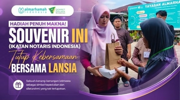 Hadiah Penuh Makna! Souvenir INI Tutup Kebersamaan Bersama Lansia