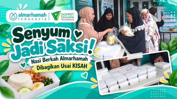 Senyum Jadi Saksi! Nasi Berkah Almarhamah Dibagikan Usai KISAH