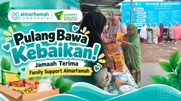 Pulang Bawa Kebaikan! Jamaah Terima Family Support Almarhamah