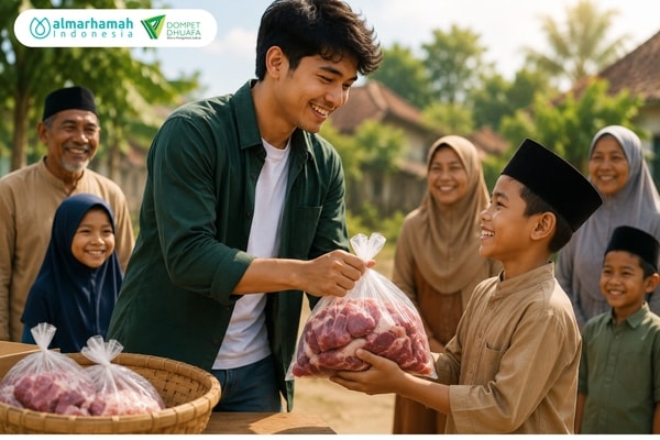 Tak Harus Menunggu Mampu Berkurban, Sedekah Daging Bisa Jadi Jalan Berbagi Anak Muda