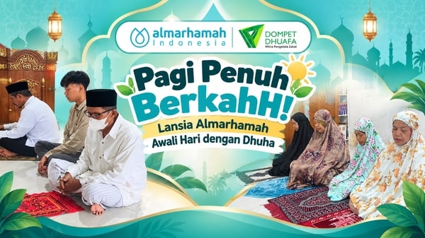 Pagi Penuh BerkahH! Lansia Almarhamah Awali Hari dengan Dhuha
