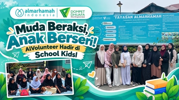 Muda Beraksi, Anak Berseri! AlVolunteer Hadir di School Kids