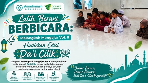 Latih Berani Berbicara: Melangkah Mengajar Vol. 8 Hadirkan Edisi Da’i Cilik