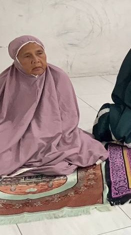 Nenek Jumani salah satu lansia binaan Almarhamah yang kembali hadir di SQR NURANI