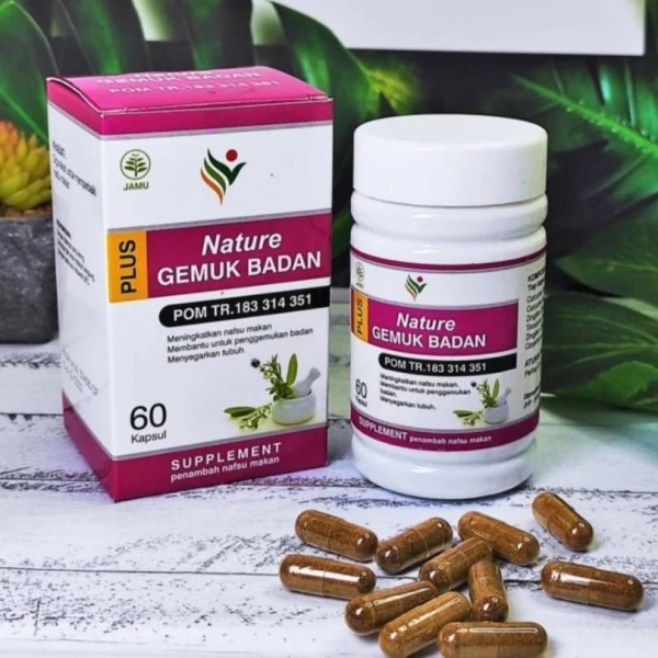 Kapsul Nature Gemuk Badan