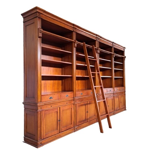 La Maison Bookcase with Ladder