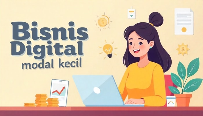 5 Ide Bisnis Digital Modal Kecil (Rp300 Ribu) yang Bisa Menghasilkan Rp100 Ribu per Hari dari Rumah Punya modal kecil tapi ingin mulai bisnis digital?