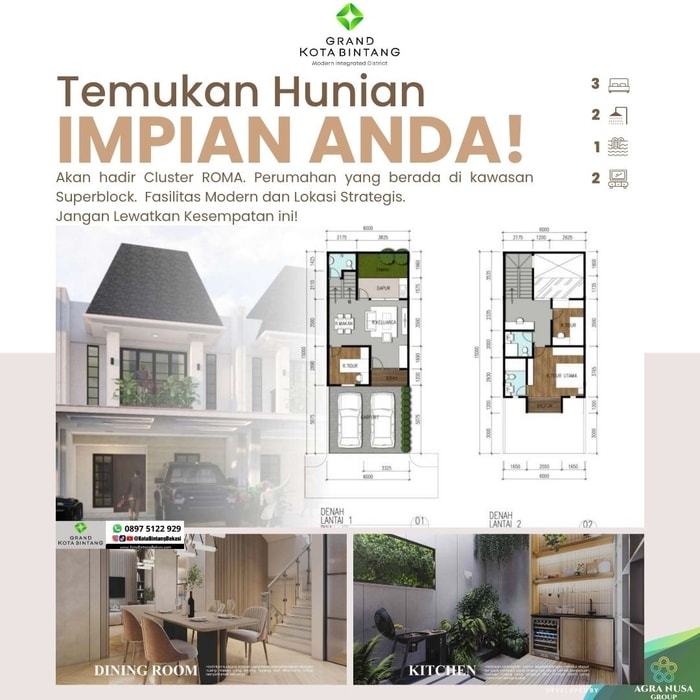 Cluster Roma Grand Kota Bintang: Hunian Eksklusif dengan Harga Mulai Rp 2 M