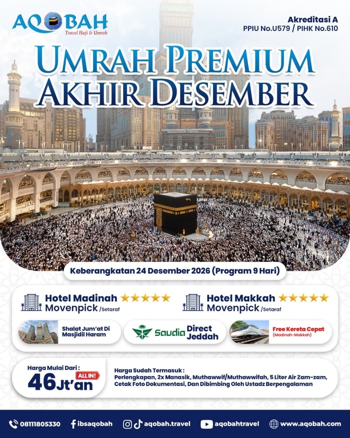 Umroh Premium Akhir Desember