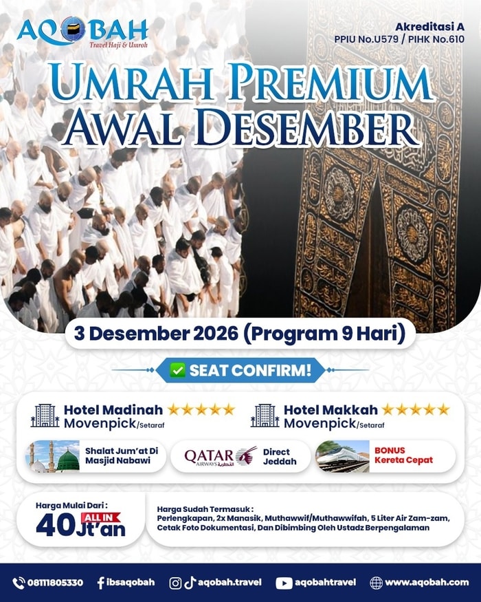 Umroh Premium Awal Desember
