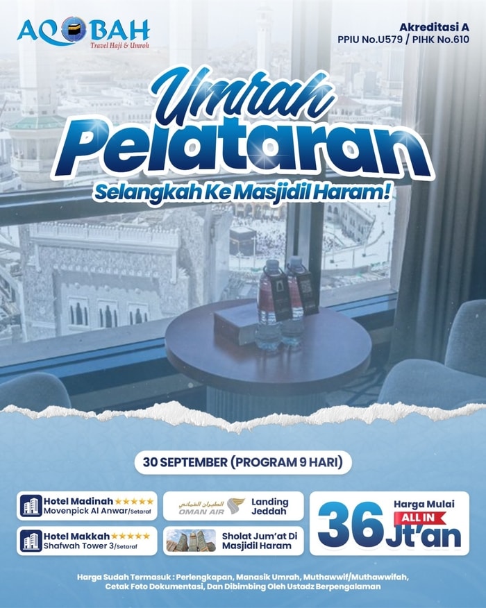 Umroh Pelataran 30 September 2026
