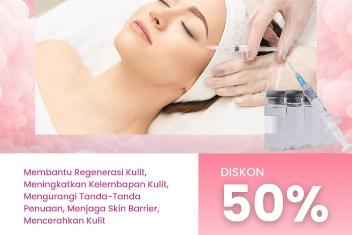 Promo Spesial! Skin Booster DNA Salmon di Alamin Skincare: Kulit Glowing Diskon 50%