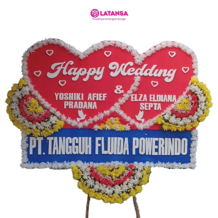 gambar karangan bunga wedding pernikahan love