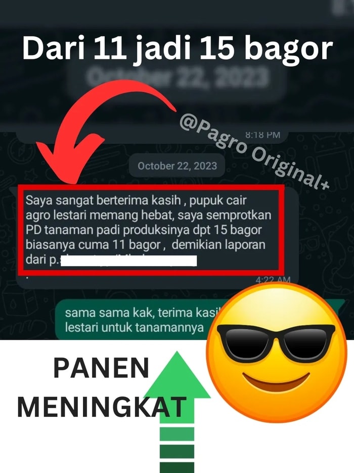 testimoni pupuk agro lestari