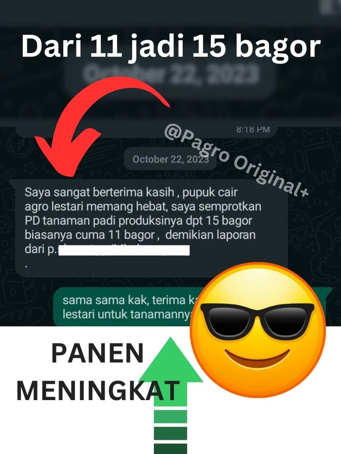 testimoni pupuk agro lestari