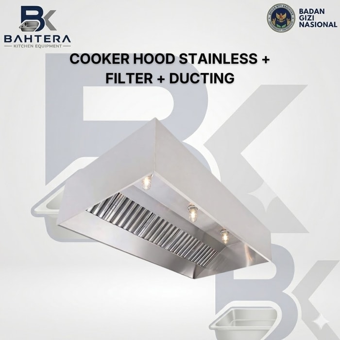 cooker hood stainless steel, cooker hood dapur MBG, exhaust hood dapur industri, kitchen hood stainless steel, cooker hood makanan bergizi gratis, ventilasi dapur MBG, ducting dapur industri, filter grease stainless steel, exhaust system dapur komersial, peralatan dapur MBG, kitchen equipment MBG, cooker hood komersial, sistem pembuangan asap dapur, dapur sentral MBG, exhaust hood sekolah, dapur produksi makanan massal, stainless steel hood Indonesia, ventilasi dapur profesional