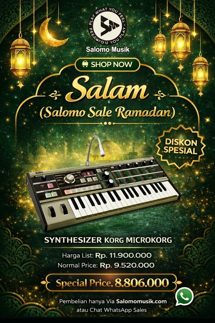 Promo SALAM (Salomo Sale Ramadan). Synthesizer Korg MicroKorg Harga Spesial!