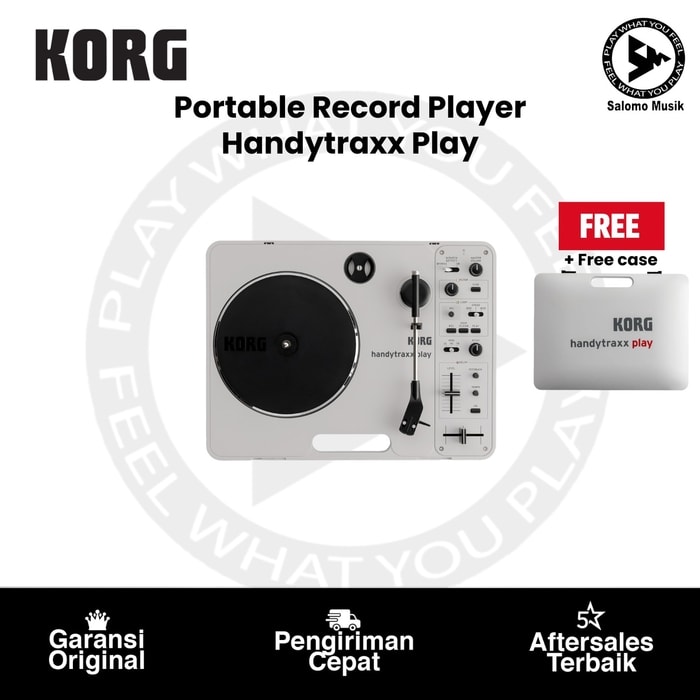 Portable Record Player KORG Handytraxx Play Original + Free Case