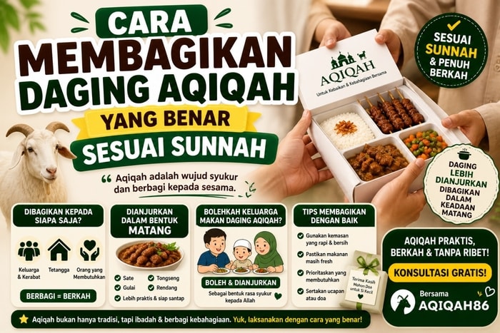 Cara Membagikan Daging Aqiqah yang Benar Sesuai Sunnah