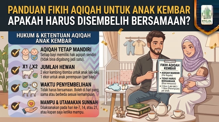 Panduan Fikih Aqiqah untuk Anak Kembar: Apakah Harus Disembelih Bersamaan?