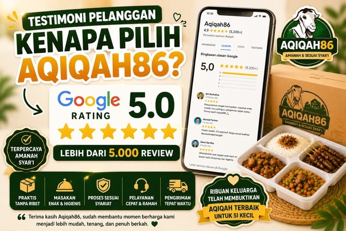 Testimoni Pelanggan: Kenapa Pilih Aqiqah86?