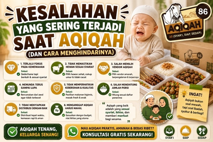 Kesalahan yang Sering Terjadi Saat Aqiqah (dan Cara Menghindarinya)