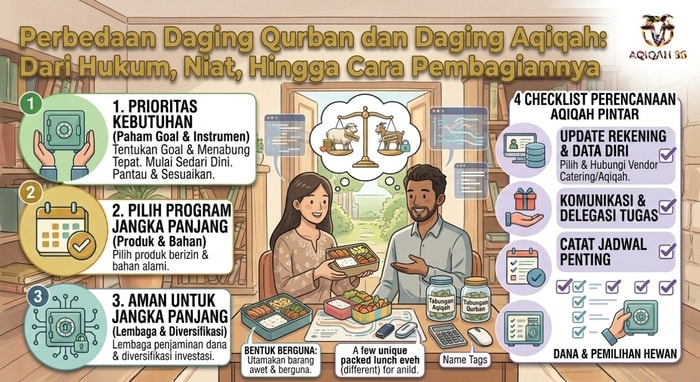 Perbedaan Daging Qurban dan Daging Aqiqah: Dari Hukum, Niat, Hingga Cara Pembagiannya