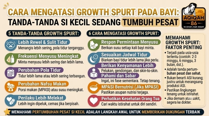 Cara Mengatasi "Growth Spurt" pada Bayi: Tanda-Tanda Si Kecil Sedang Tumbuh Pesat