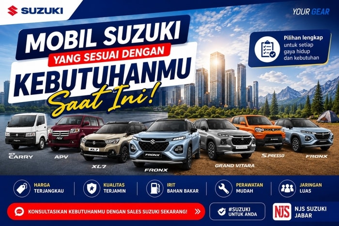 Mobil Suzuki yang Sesuai dengan Kebutuhanmu Saat Ini: Jangan Asal Pilih, Sesuaikan dengan Gaya Hidupmu!