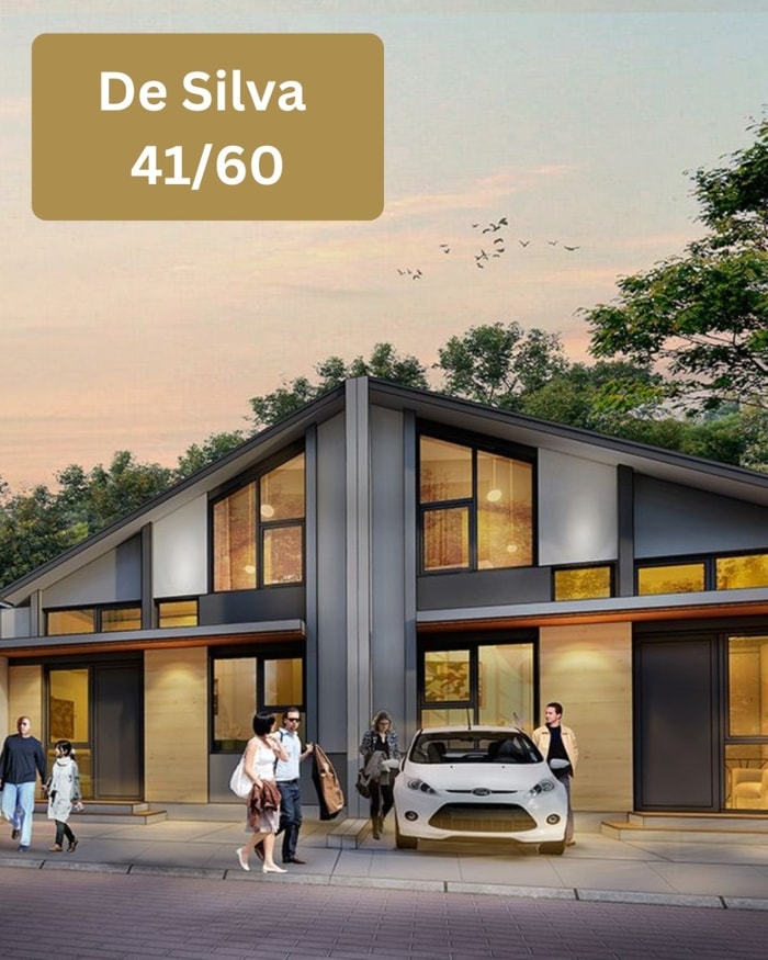 De Silva Residence Tipe 41, Lb.41/Lt.60, 1 Lantai + Mezzanine