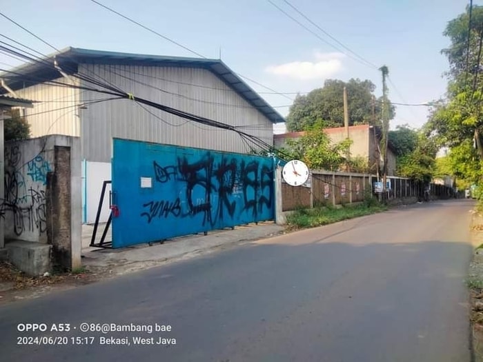 Dijual Gudang Luas 1000/1600 meter Narogong Kota Bekasi