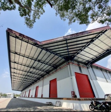 Sewa Gudang Cikarang Jalur Pantura Luas Bangunan 1512 meter Loading dock Termurah