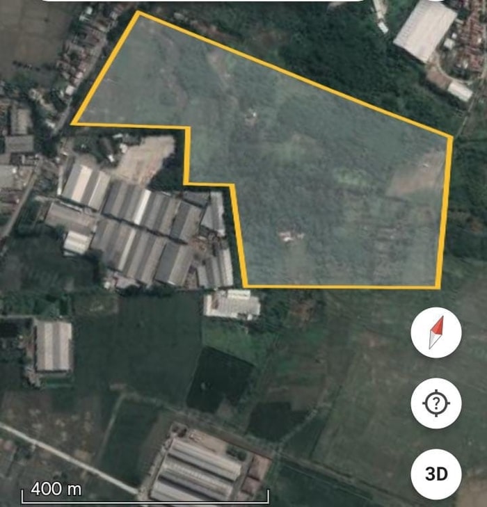 Dijual Tanah Darat 17 Ha / Hektar Karawang Timur Jalan Propinsi