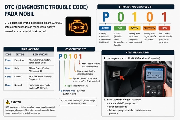 DTC Pada Kendaraan