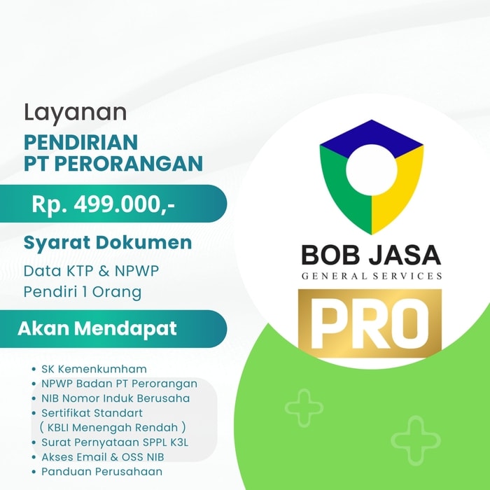 Jasa Pendirian PT Perorangan Murah Bayar COD Jombang Mojokerto Nganjuk Probolinggo