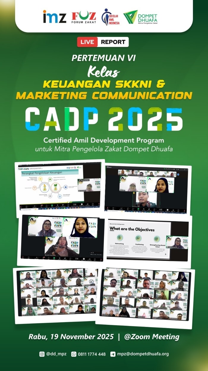 Almarhamah Dorong Profesionalisasi Pengelolaan Zakat Melalui Keikutsertaan pada Pertemuan ke-6 CADP 2025