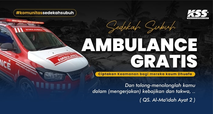 Ambulance Gratis Alfatihah Siap Berkhidmat Untuk Umat