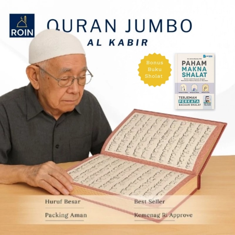 Al Quran Lansia Bonus Buku Sholat