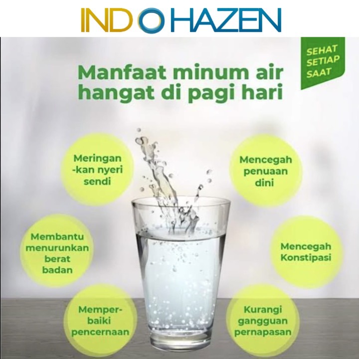 Minum air hangat di pagi hari memiliki banyak manfaat,...