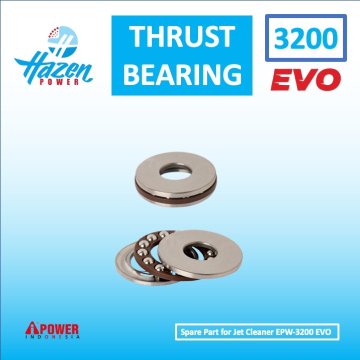 Thrust bearing pada pompa axial memiliki fungsi utama untuk menahan dan mendukung gaya aksial (gaya dorong sepanjang sumbu poros) yang dihasilkan selama operasi pompa