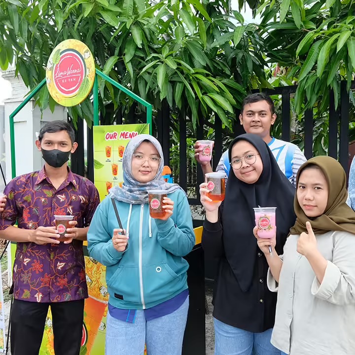 Lima Warna Bisnis Minuman Es Teh Dan Coklat Terlaris