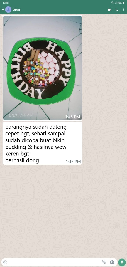 Cetakan Puding Ulang Tahun