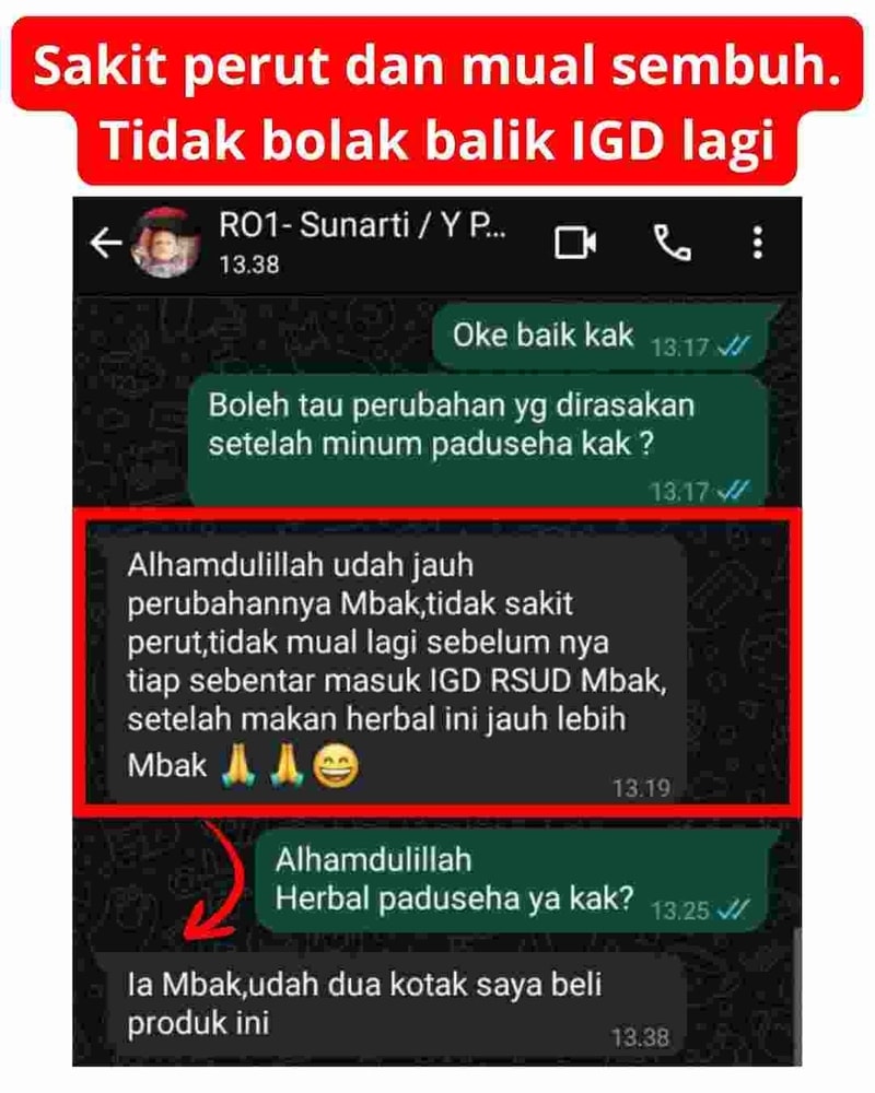 testimoni paduseha - sunarti