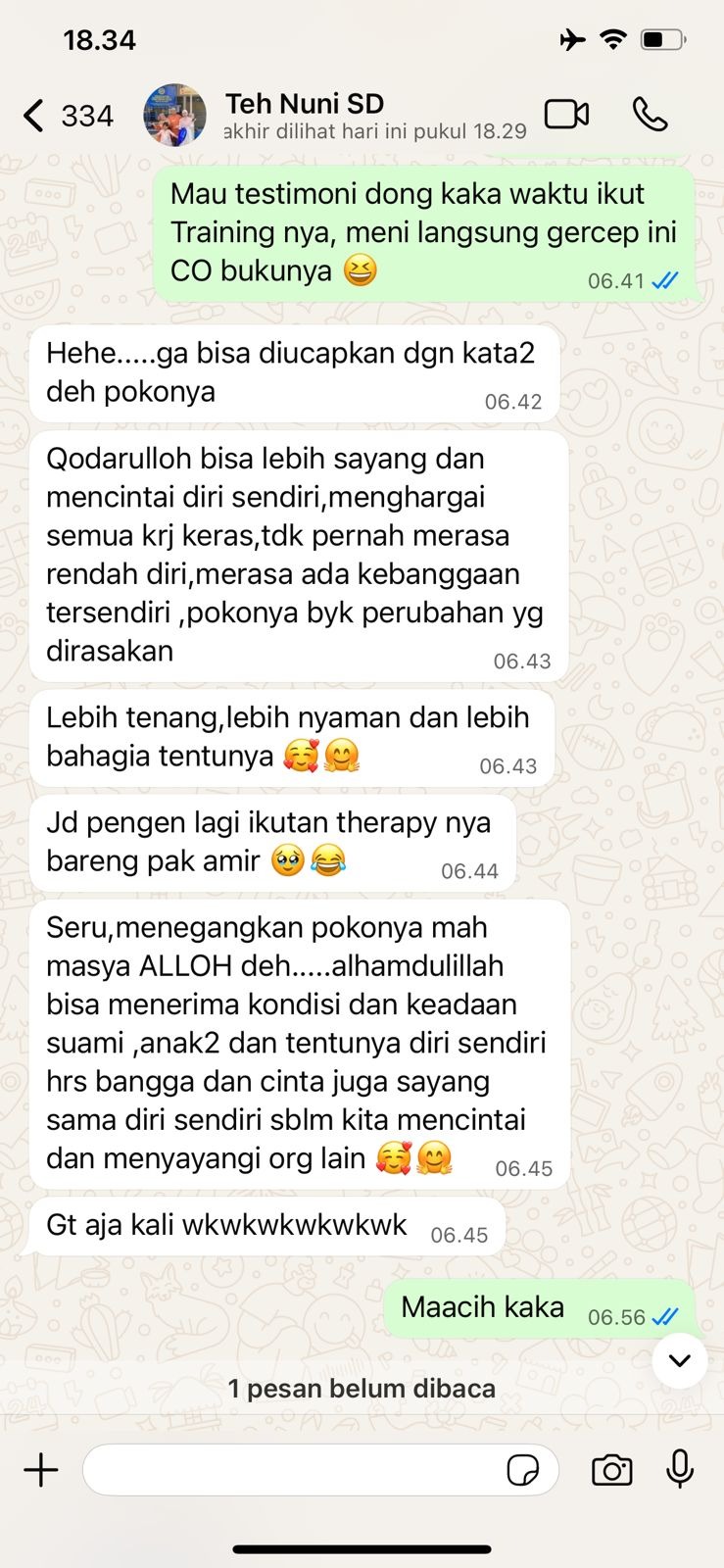 Testimoni Teh Nuni - Self Love