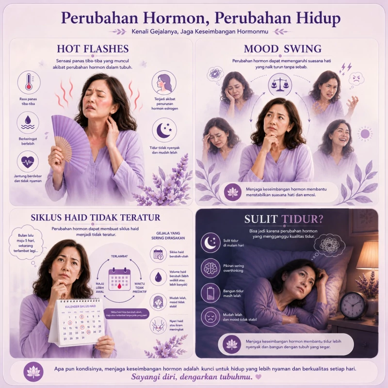 Foto keluhan hormon