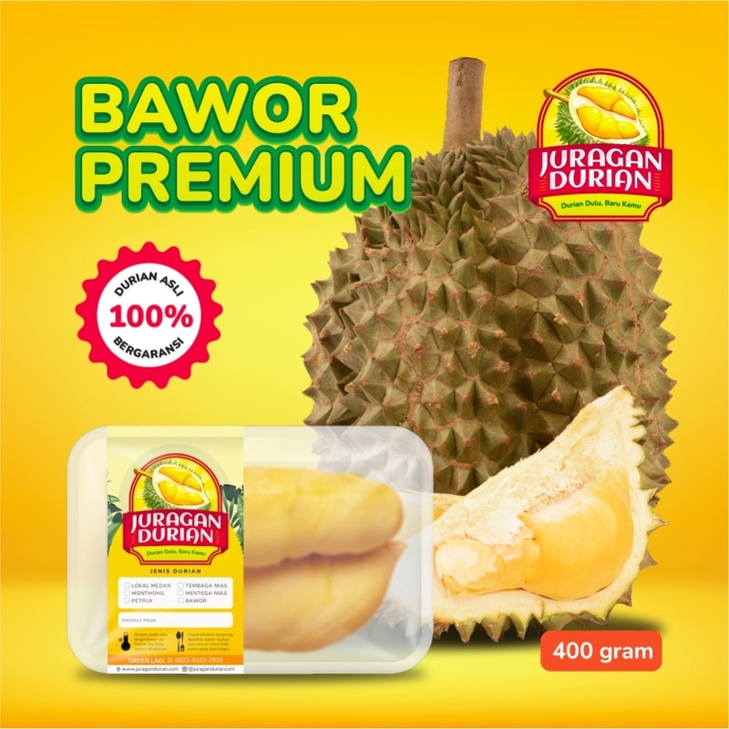 Durian Bawor premium 500 gram dari Banyumas dengan rasa creamy
